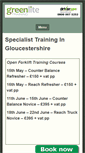 Mobile Screenshot of greenlitetraining.co.uk